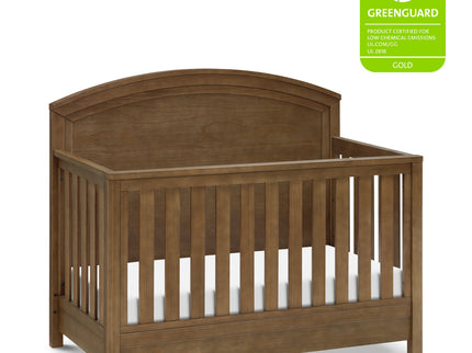 B26401LDF,Monogram by Namesake,Hemsted 4-in-1 Convertible Crib in Walnut Driftwood