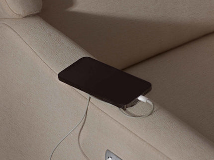 M11286PBEW,Babyletto,Kiwi Plus Power Glider Recliner w/ Power Headrest in Performance Beach Eco-Weave