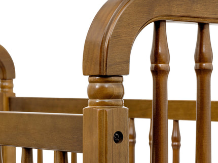 M7101NL,Namesake,Liberty 3-in-1 Convertible Spindle Crib w/Toddler Bed Conversion Kit in Natural Walnut