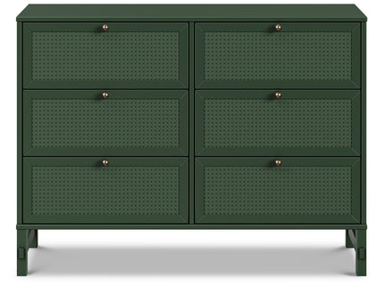 M24926FRGR,DaVinci,Margot 6-Drawer Dresser in Forest Green