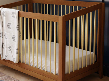 M10301CTN,Babyletto,Sprout 4-in-1 Convertible Crib w/Toddler Bed Conversion Kit in Chestnut&Natural