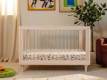 M9001KNX,Babyletto,Lolly 3-in-1 Convertible Crib w/Toddler Conversion Kit in Washed Natural/Acrylic