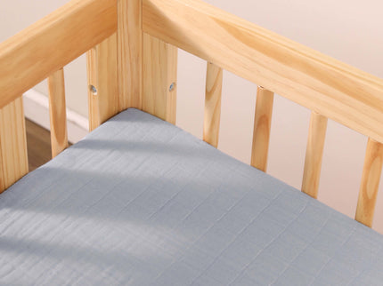 T29634DP,Babyletto,Dewdrop Muslin All-Stages Bassinet Sheet in GOTS Certified Organic Cotton