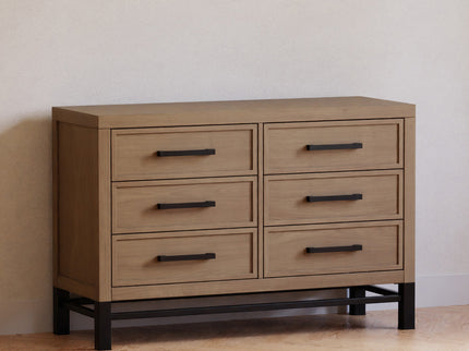 B25816DF,Monogram by Namesake,Newbern 6-Drawer Assembled Dresser in Driftwood