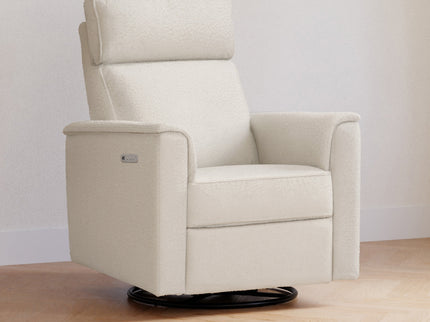 M17182PWB,Namesake,Willa Pro Power Glider Recliner w/ Power Lumbar in Performance Ivory Boucle