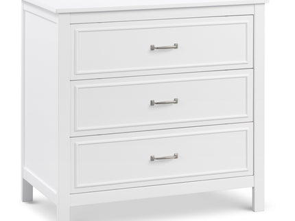 M12823W,DaVinci,Charlie 3-Drawer Dresser in White