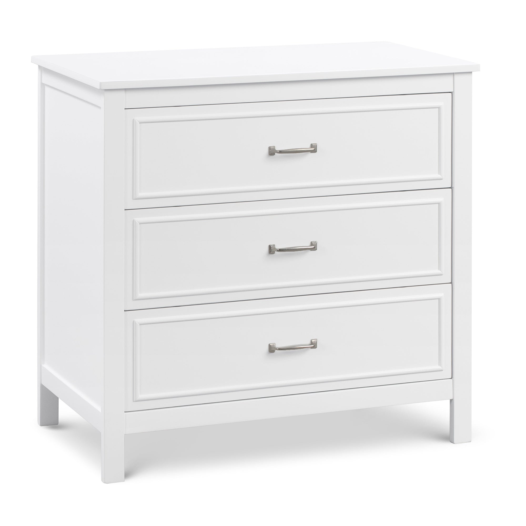 M12823W,DaVinci,Charlie 3-Drawer Dresser in White