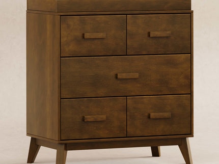 M5823NL,Babyletto,Scoot 3-Drawer Changer Dresser in Natural Walnut