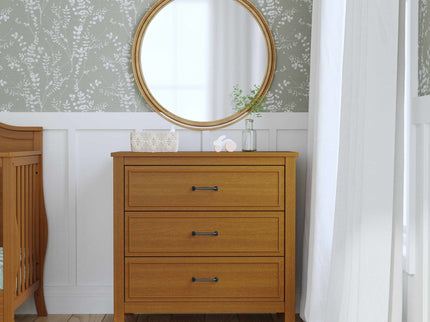 M12823CT,DaVinci,Charlie 3-Drawer Dresser in Chestnut