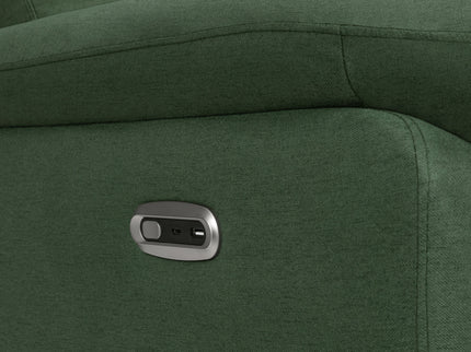 M24388PNG,DaVinci,Suzy Electronic Swivel Recliner in Pine Green