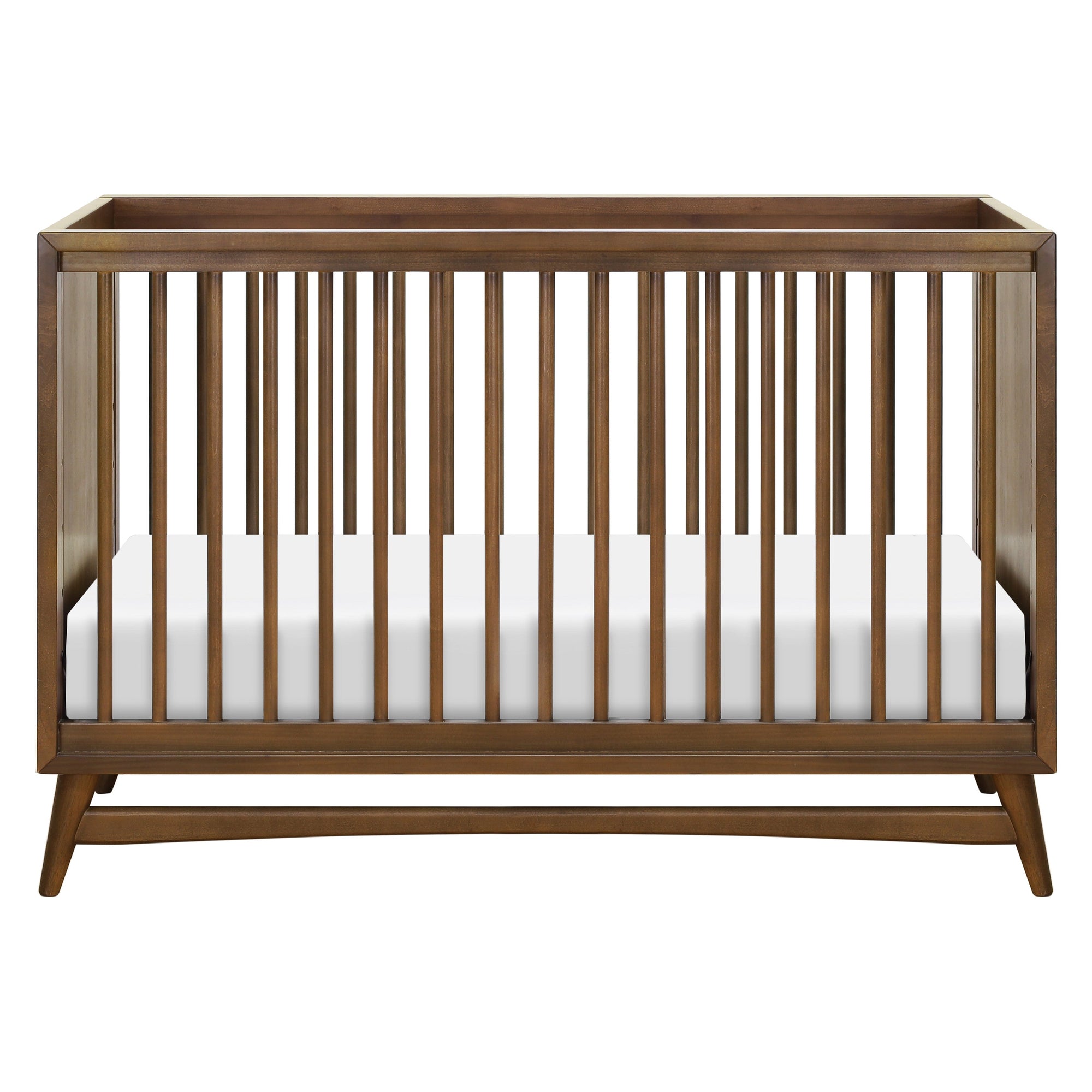 M15401NL,Babyletto,Peggy Mid-Century 3-in-1 Convertible Crib w/Toddler Bed Conversion Kit in Natural Walnut