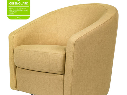 M5887PDET,Babyletto,Madison Swivel Glider in Performance Dijon Eco-Twill