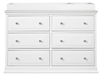 M4426W,DaVinci,DaVinci Signature 6-Drawer Double Dresser in White