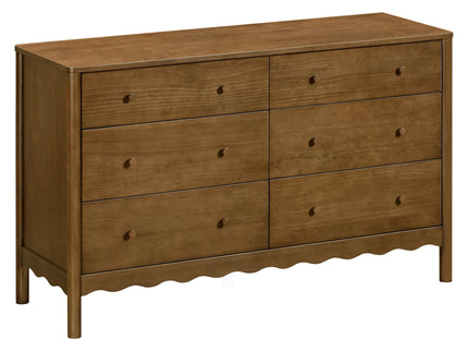 M27916NL,Swell 6-Drawer Assembled Dresser in Natural Walnut