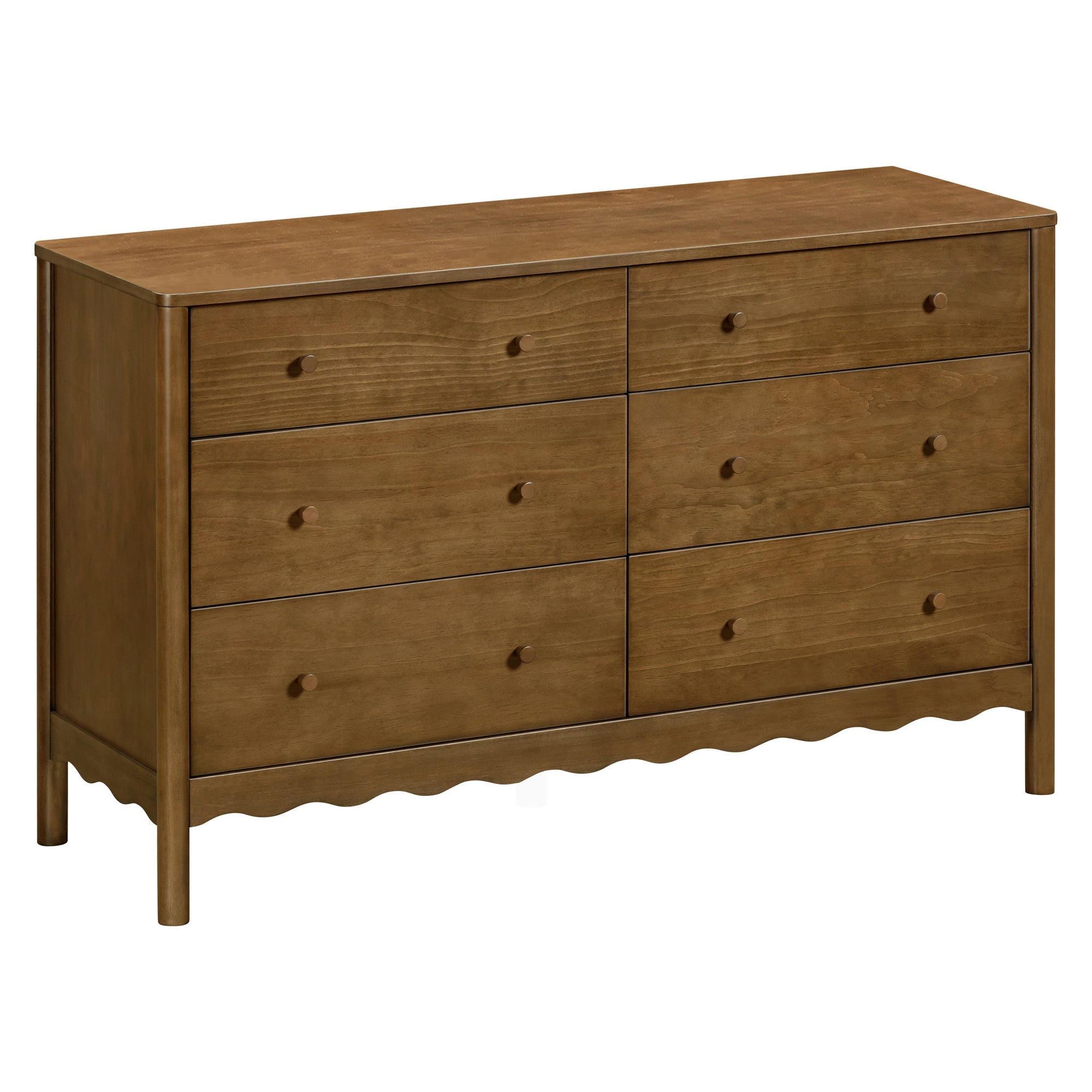 M27916NL,Swell 6-Drawer Assembled Dresser in Natural Walnut