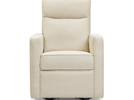 M19787NO,DaVinci,Gabby Pillowback Swivel Glider in Natural Oat