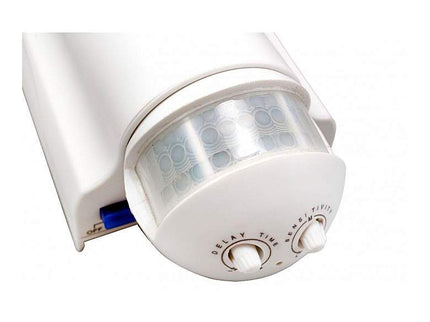 Impex 14" High White Solar Hybrid LED Flood Spot Light