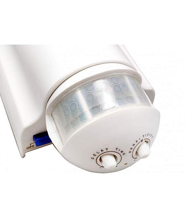 Impex 14" High White Solar Hybrid LED Flood Spot Light