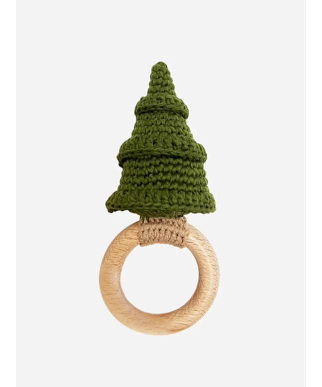 Tree Cotton Rattle Teether