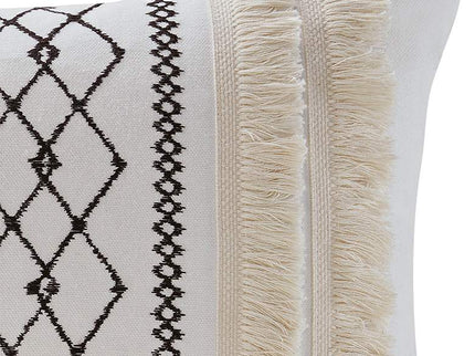 INK + IVY Bea Cotton Embroidered 20"x12" Oblong Pillow