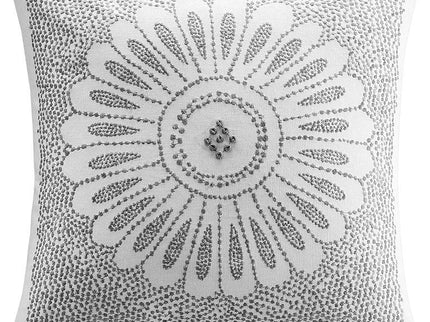 INK + IVY Sofia Cotton Embroidered 20" Square Throw Pillow