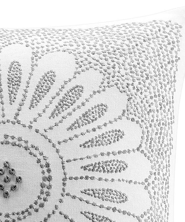 INK + IVY Sofia Cotton Embroidered 20" Square Throw Pillow