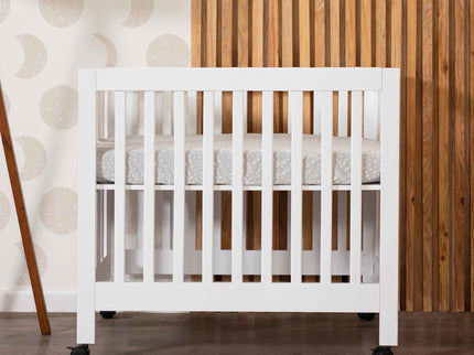 M6698W,Babyletto,Origami Mini Crib in White Finish