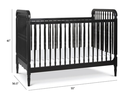 M7101B,Namesake,Liberty 3-in-1 Convertible Spindle Crib w/Toddler Bed Conversion Kit in Black