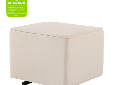 M13985CM,DaVinci,Davinci Universal Gliding Ottoman in Cream Finish with Cream Piping
