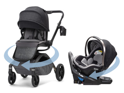 Tana 360° Rotating Travel System with Peri™ 180° in Onyx Heritage