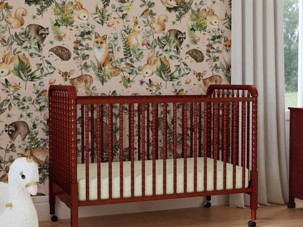 M7391C,DaVinci,Jenny Lind Stationary Crib In Rich Cherry Finish