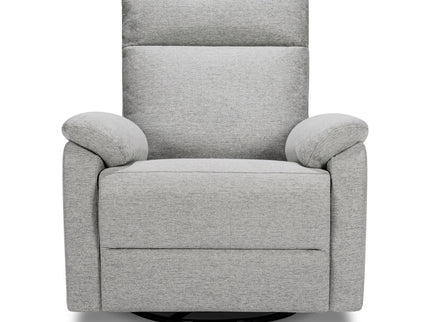 M24388FTG,DaVinci,Suzy Electronic Swivel Recliner in Frost Grey