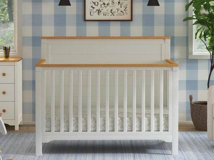 M27201RWHY,DaVinci,Shea 4-in-1 Convertible Crib in Warm White and Honey