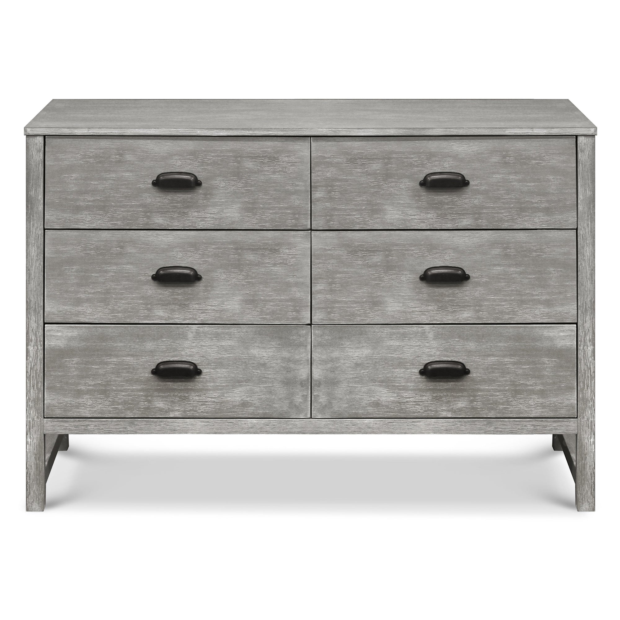 M13516CTG,DaVinci,Fairway 6-Drawer Double Dresser in Cottage Grey
