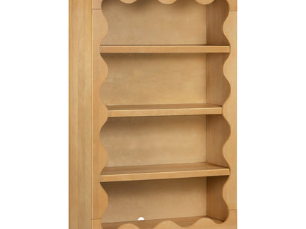 M31111HY,Babyletto Kids,Lido Wave Bookcase in Honey