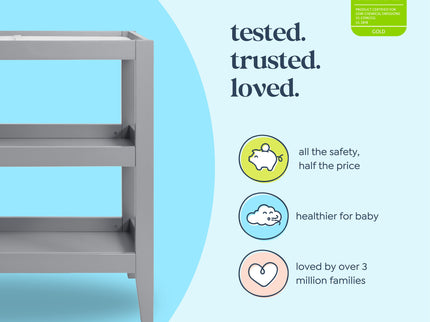 F11902G,Carter's,Colby Changing Table in Grey