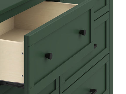 M24726FRGR,DaVinci,Beau 6-Drawer Dresser in Forest Green