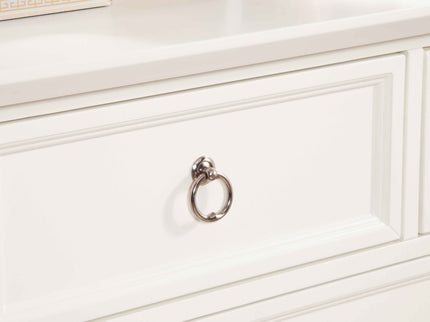 M10716RW,Namesake,Emma Regency 4-Drawer Dresser in Warm White