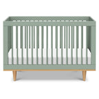 W4901LSHY,DaVinci,Marley 3-In-1 Convertible Crib in Light Sage & Honey