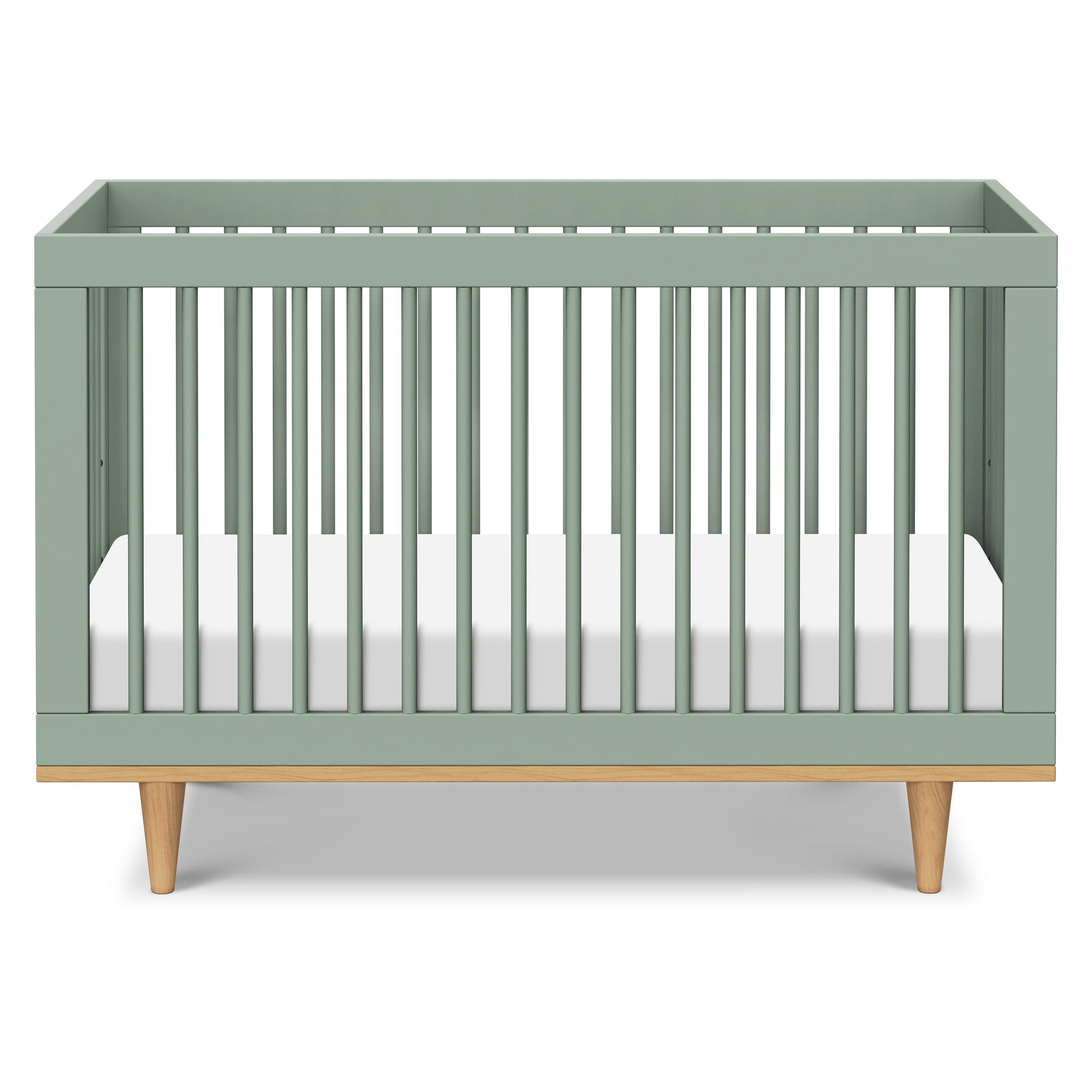 W4901LSHY,DaVinci,Marley 3-In-1 Convertible Crib in Light Sage & Honey