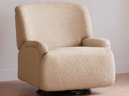 M27687CSG,Namesake,Winslow Extra Wide Recliner and Swivel Glider in Chai Shearling