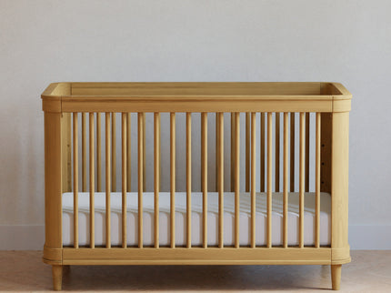 M23701HYHC,Namesake,Marin with Cane 3-in-1 Convertible Crib in Honey and Honey Cane