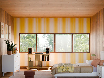 M31585RT,Babyletto Kids,Mini Mushroom Pouf in Rouge Teddy Loop