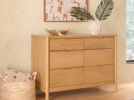 M25616HY,Babyletto,Bondi 6-Drawer Assembled Dresser in Honey