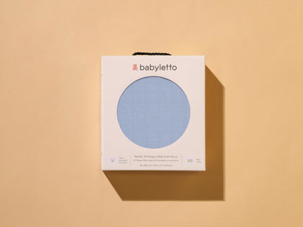 T29633DP,Babyletto,Dewdrop Muslin All-Stages Midi Crib Sheet in GOTS Certified Organic Cotton