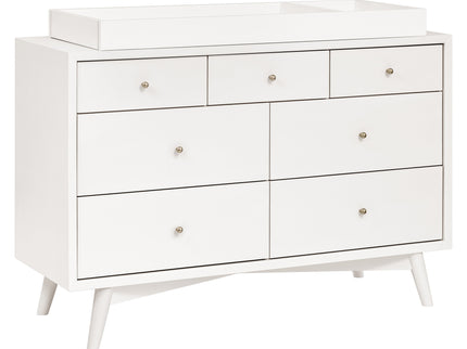 M15916RW,Palma 7-Drawer Double Dresser  Assembled in Warm White
