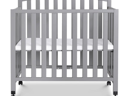 M18198G,DaVinci,Dylan Folding Portable 3-in-1 MiniCrib and TwinBed in Grey