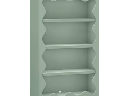 M31111LS,Babyletto Kids,Lido Wave Bookcase in Light Sage