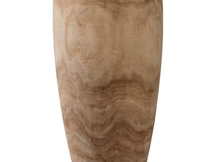Jamie Young Ojai 17" High Natural Wooden Decorative Vase