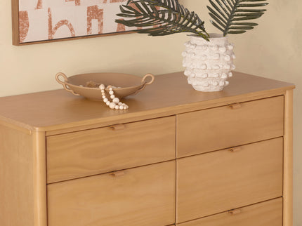 M25616HY,Babyletto,Bondi 6-Drawer Assembled Dresser in Honey
